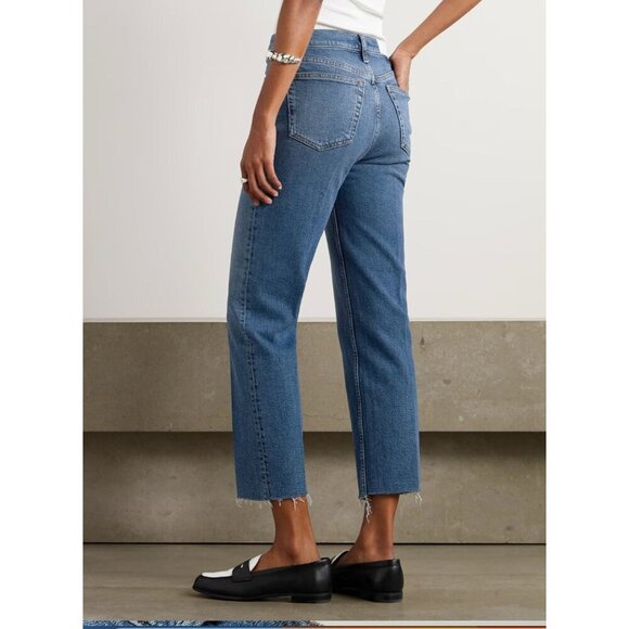 Re/Done 70s Ultra High-Rise STove Pipe JeansWomen's Size 26 - Picture 2 of 13